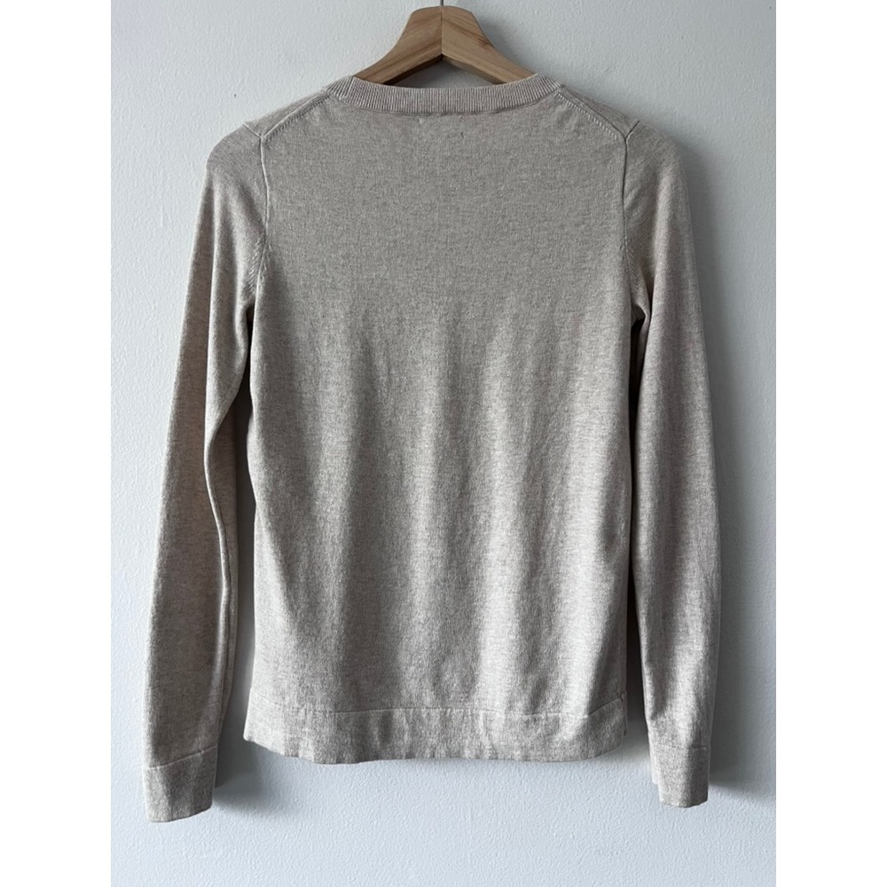 J. Crew Factory Lobster Teddie Sweater Cream 100% Cotton Crew Neck size XS - Picture 10 of 14